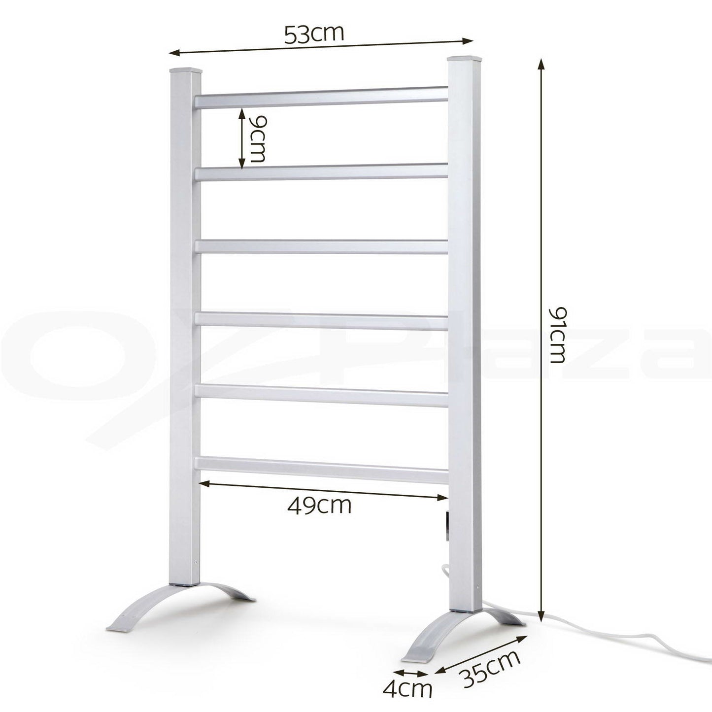 Devanti Heated Towel Rail Rack Bathroom Electric Rails Warmer Clothes 3 Models