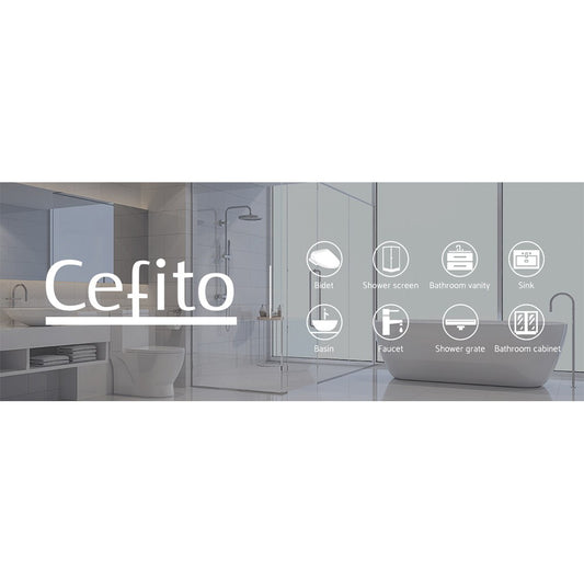 Cefito Basin Mixer Tap Bathroom Tap Laundry Faucet Sink Swivel Silver