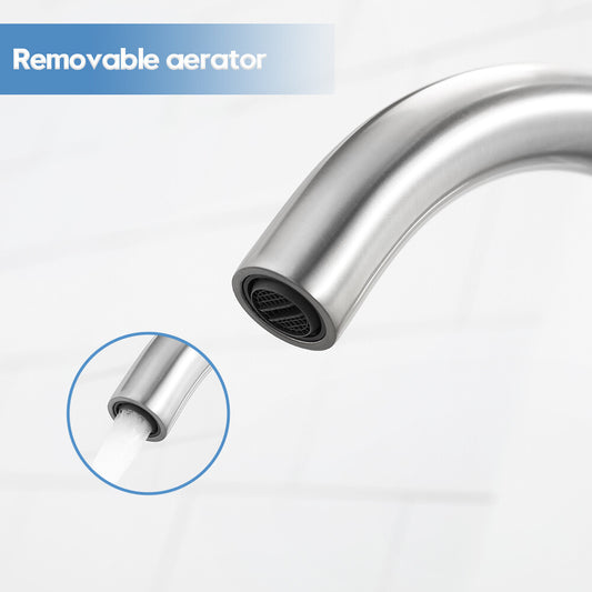 Decaura Kitchen Mixer Tap Sink Taps Laundry Faucet Chrome Swivel Gooseneck