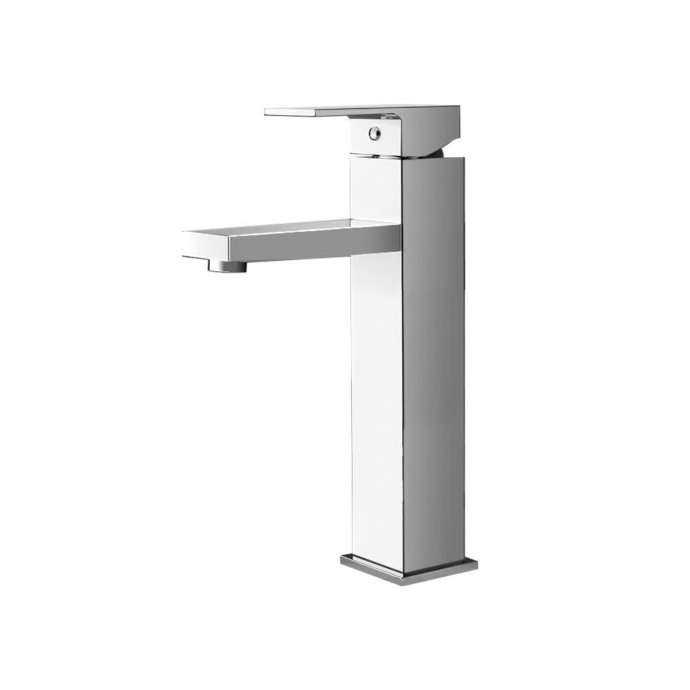 Cefito Bathroom Basin Mixer Tap Laundry Faucet Sink Swivel Silver