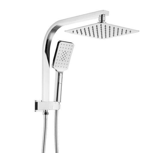 Decaura 8" Rain Shower Head Set 2 in 1 System Wall Tapware Shower Taps Square