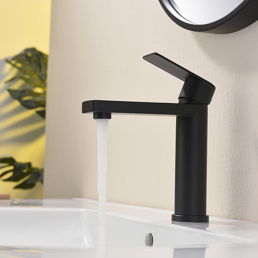 Decaura Basin Mixer Tap Bathroom Taps Vanity Faucet Matte Black Stainless Steel