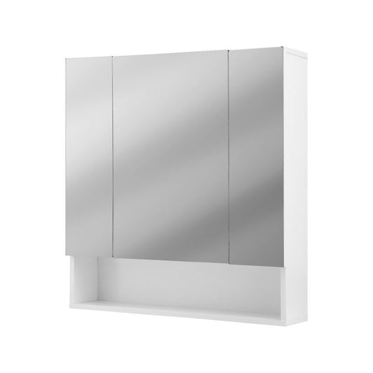 Cefito Bathroom Mirror Cabinet Medicine Wall Hung Adjustable 700x750mm White