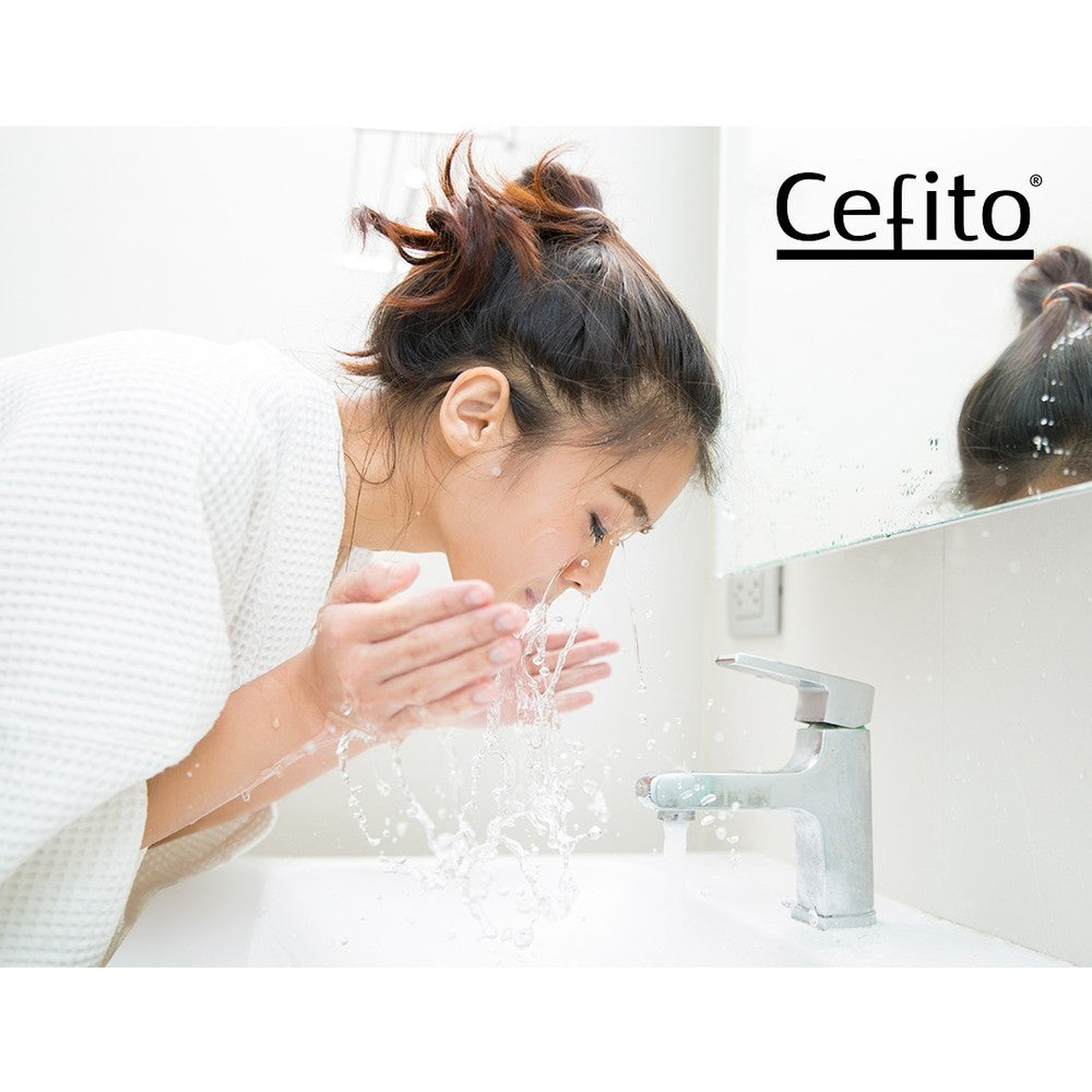 Cefito Vanity Unit 915mm Basin Bathroom Cabinet Storage Wall Hung Sink Oak