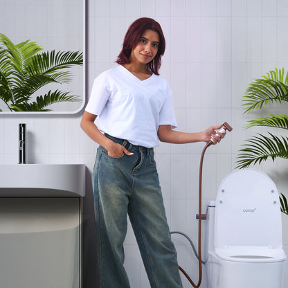 Conor Handheld Bidet Sprayer Head – Stainless Steel Adjustable Spray