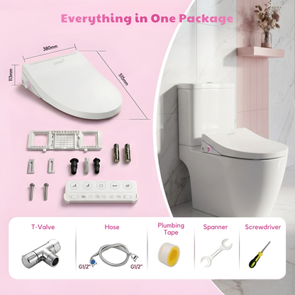 Conor Arista Smart Bidet Seat with Installation Kit