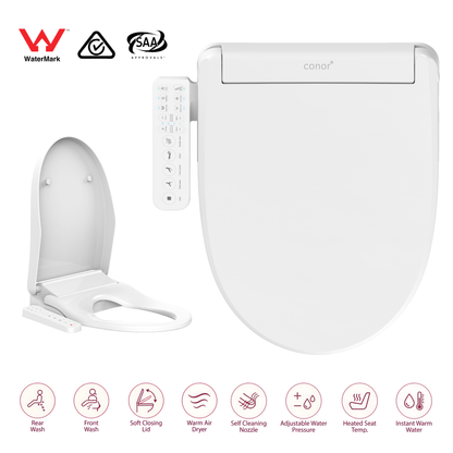 Conor Lyra Smart Bidet Seat with Installation Kit