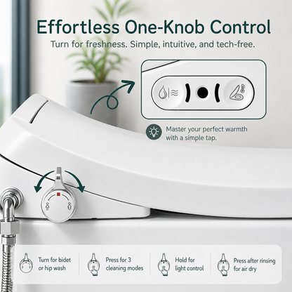 Conor Sylora Smart Bidet Toilet Seat with Installation Kit