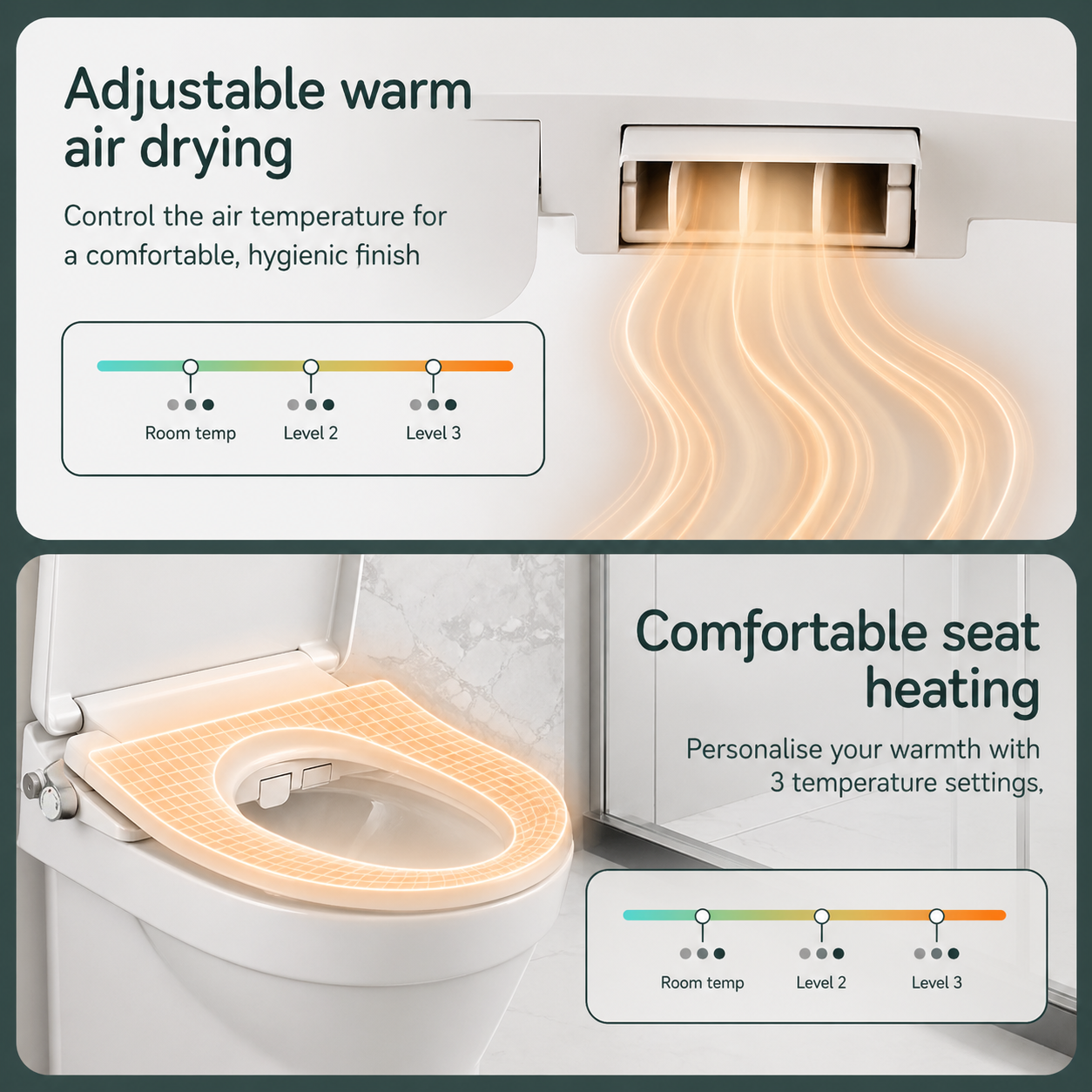 Conor Sylora Smart Bidet Toilet Seat with Installation Kit