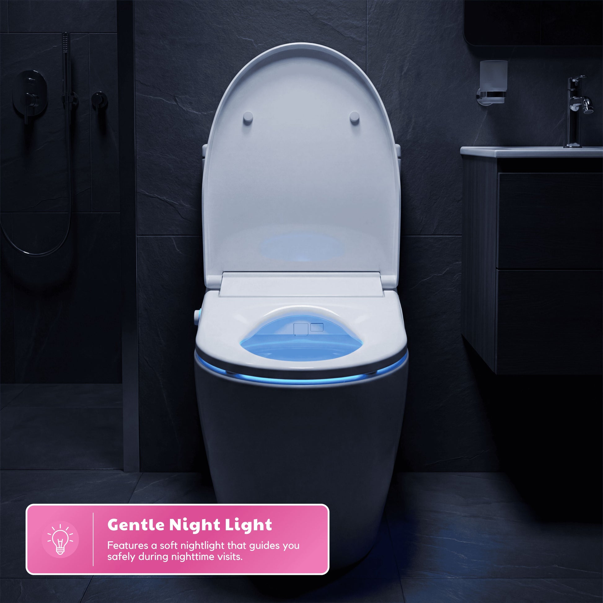 Conor Arista Smart Bidet Seat with Auto Open/Close & Installation Kit Conor 