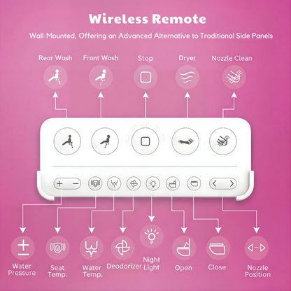Conor Arista Smart Bidet Seat with Auto Open/Close & Installation Kit Conor 