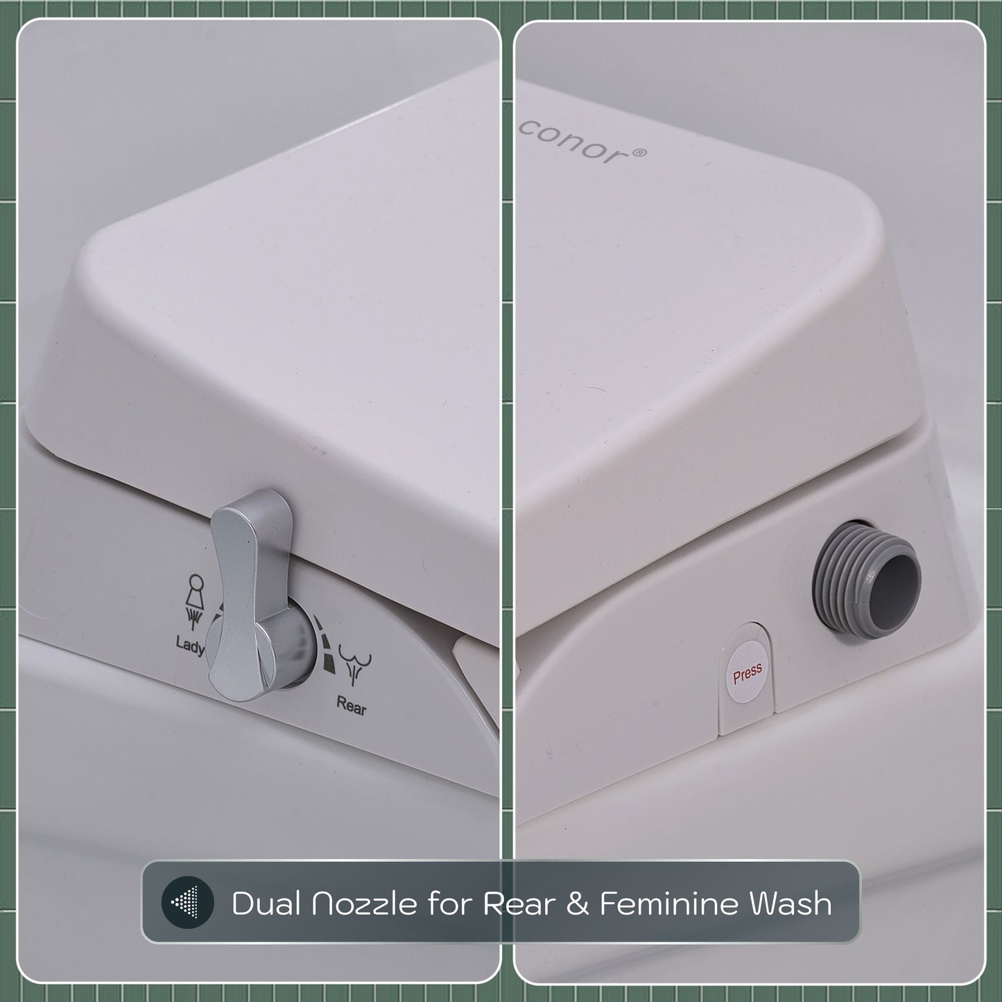 Toilet with Right Water Inlet