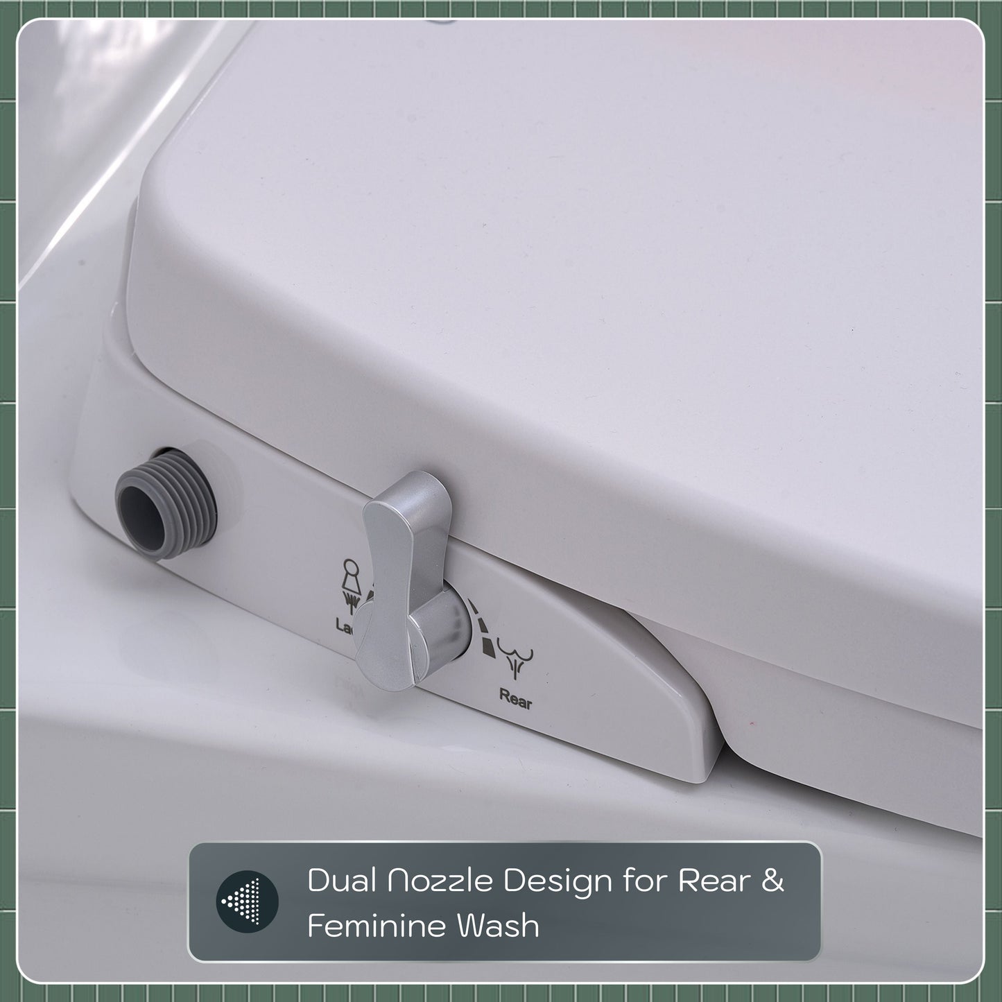 Toilet with Left Water Inlet