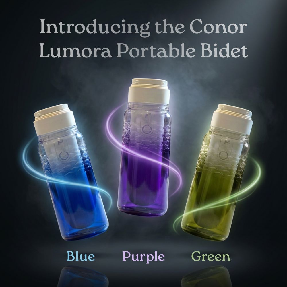 Conor Lumora Rechargeable Electric Portable Travel Bidet Sprayer - Purple conors.com.au 