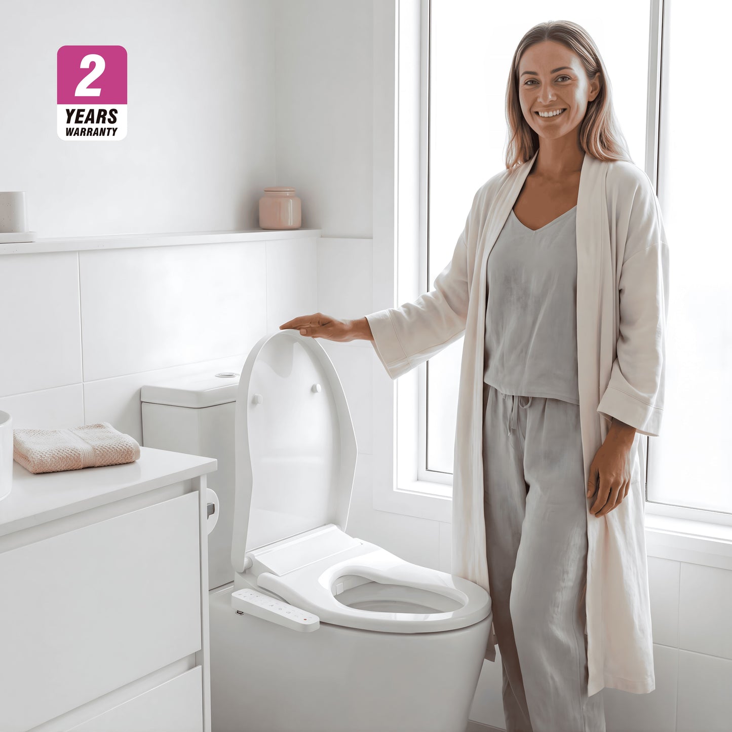Conor Lyra Smart Bidet Seat with Installation Kit