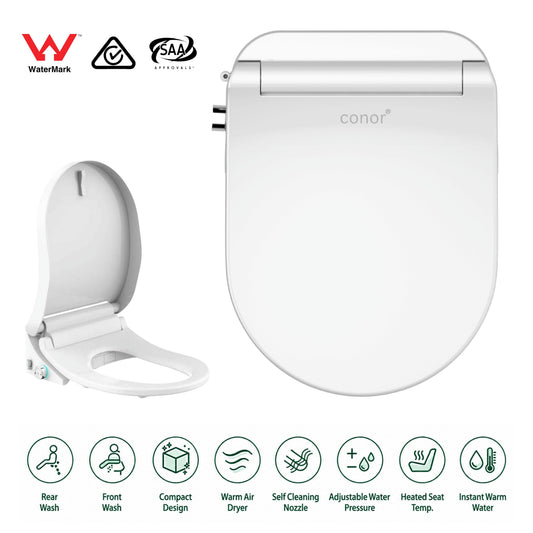 Conor Nova Smart Bidet Toilet Seat with Remote Control & Installation Kit