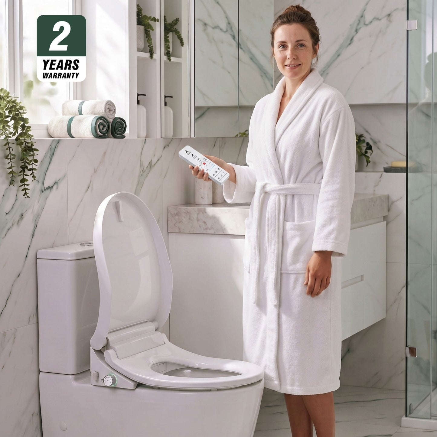 Conor Nova Smart Bidet Seat with Remote Control & Installation Kit Conor 