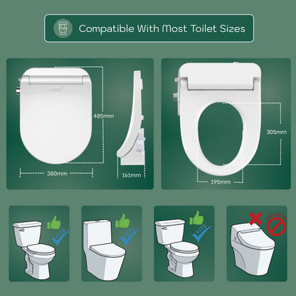 Conor Nova Smart Bidet Seat with Remote Control & Installation Kit Conor 
