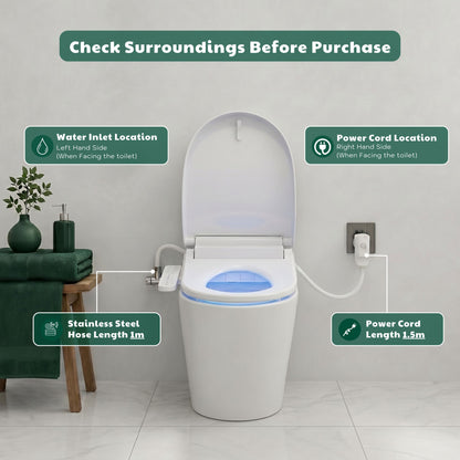 Conor Nova Smart Bidet Seat with Side Panel & Installation Kit Conor 
