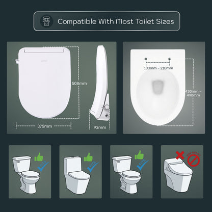 Conor Sylora Smart Bidet Toilet Seat with Installation Kit CONOR BIDET 