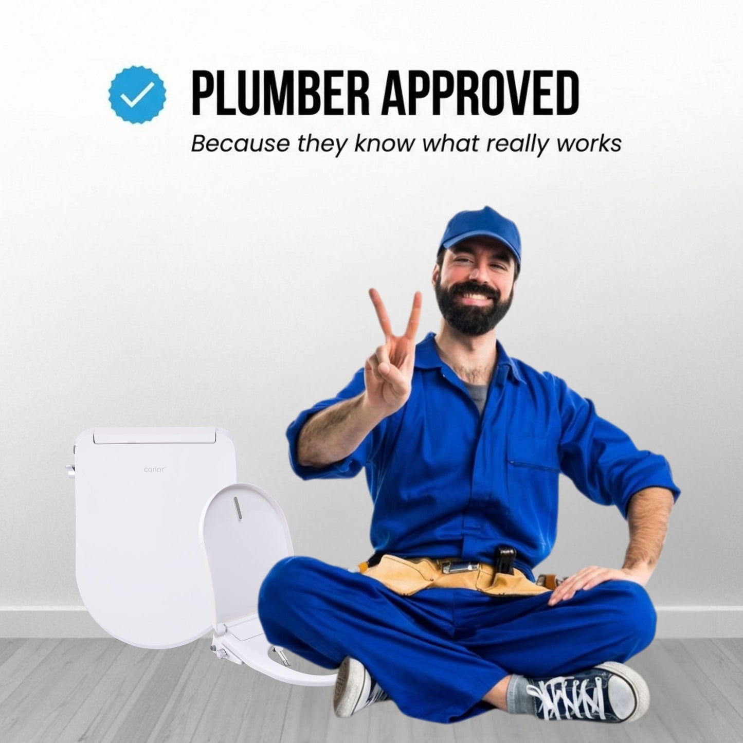 Conor Sylora Smart Bidet Toilet Seat with Installation Kit CONOR BIDET 