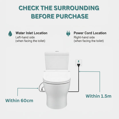 Conor Sylora Smart Bidet Toilet Seat with Installation Kit CONOR BIDET 