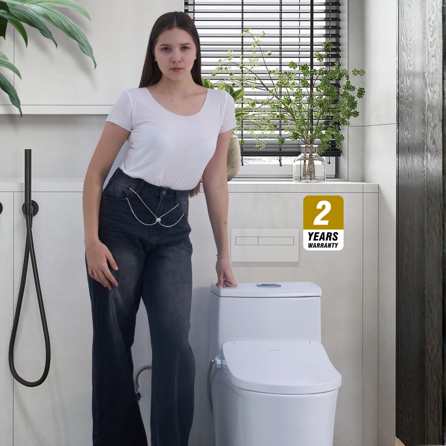 Conor Sylora Smart Bidet Toilet Seat with Installation Kit