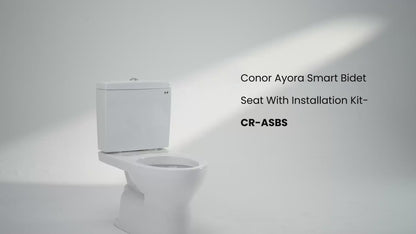 Conor Ayora Smart Bidet Seat with Auto Open/Close & Installation Kit