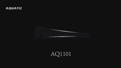 AQUATIZ D-Shape Electronic Heated Bidet Toilet Seat with Remote Control