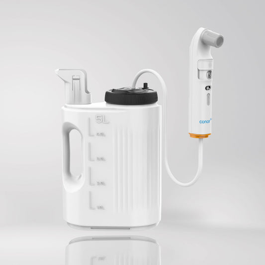 Conor Rinora portable bidet with 5L tank - front view