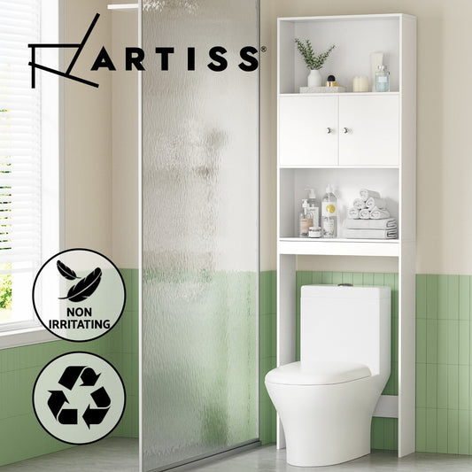 Artiss Bathroom Cabinet Over the Toilet Storage Organiser Laundry Shelf