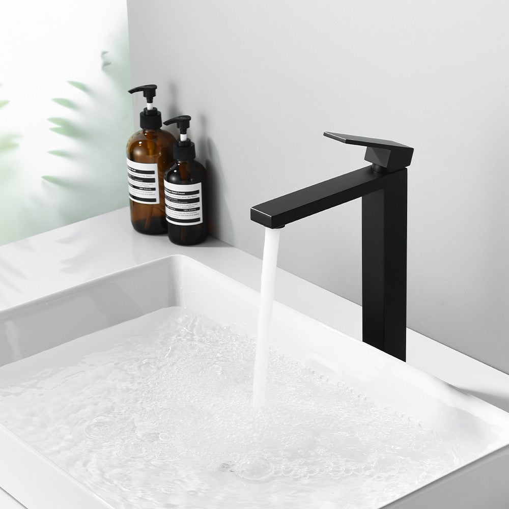 Decaura Bath Basin Mixer Tap Vanity Faucet Single Handle Tapware with Pop Waste