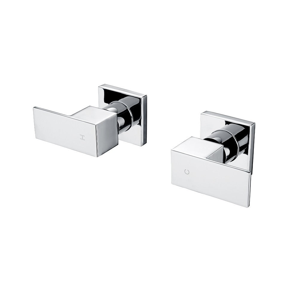 Decaura Shower Taps Brass Tapware Mixer Tap Brushed Gold/Black/Gunmetal/Nickel