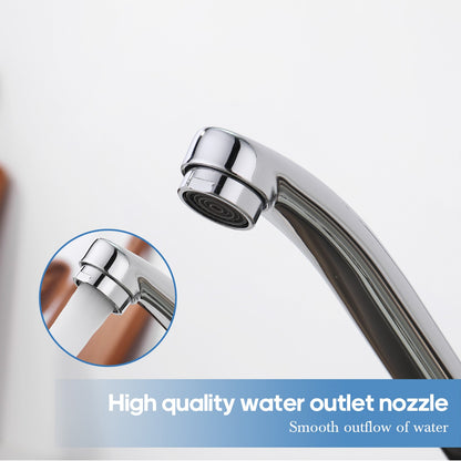 Decaura Kitchen Sink Laundry Mixer Tap Chrome Swivel Spout Stainless Steel