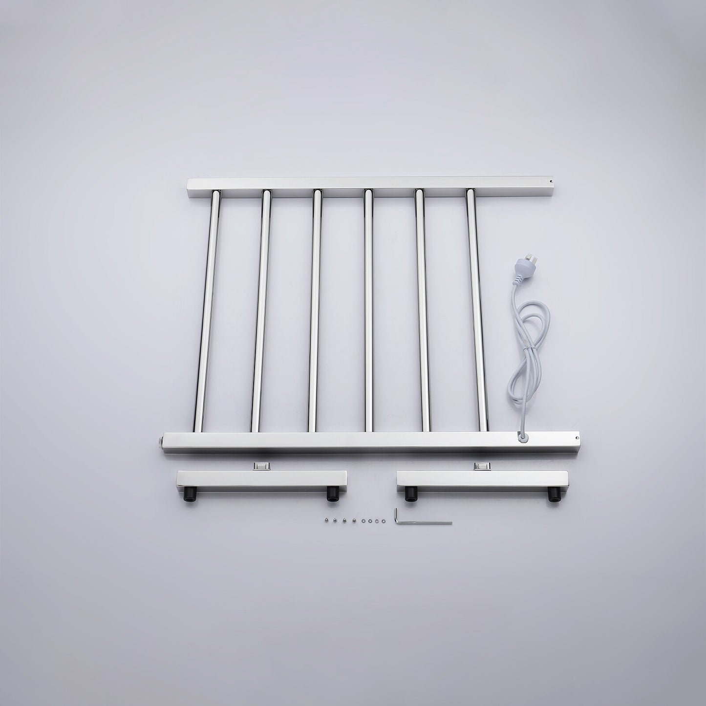 Decaura Heated Towel Rail Rack 304 Stainless Steel Freestanding/Wall Mounted