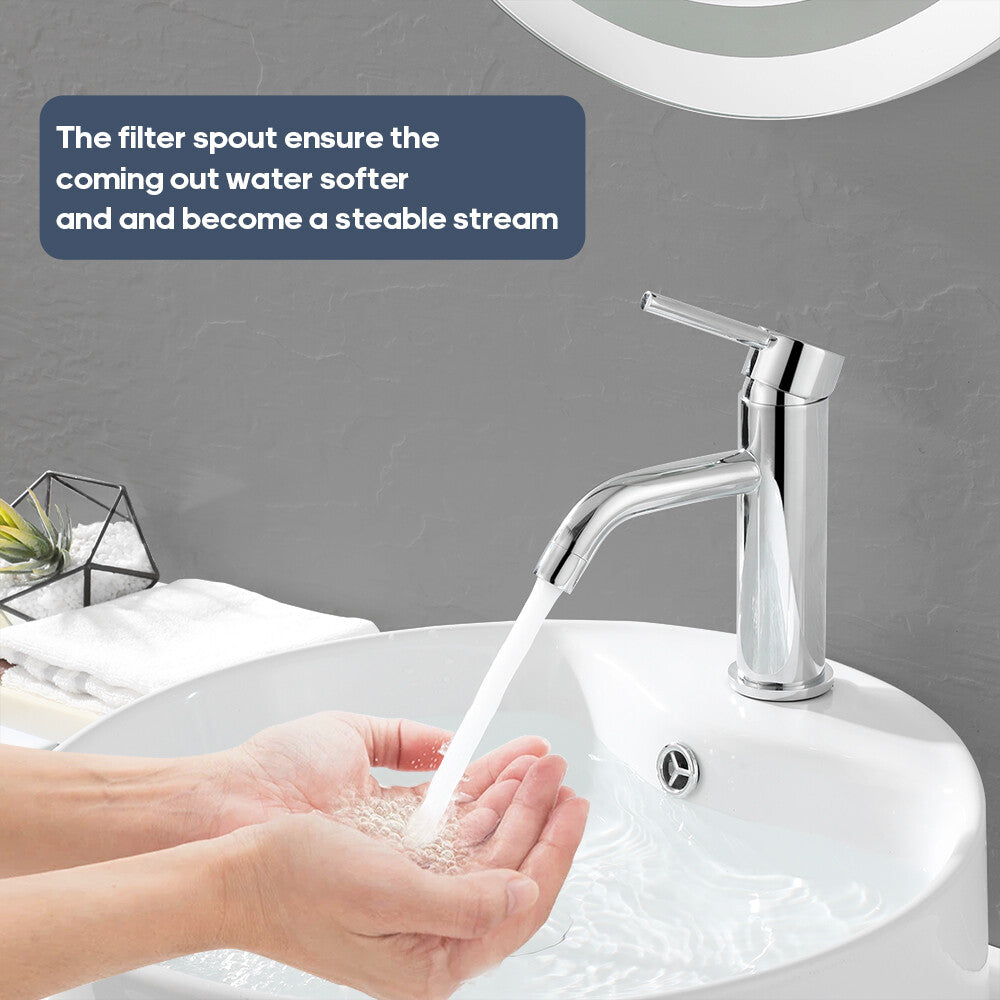 Decaura Bath Basin Mixer Tap Vanity Faucet Single Handle Tapware with Pop Waste