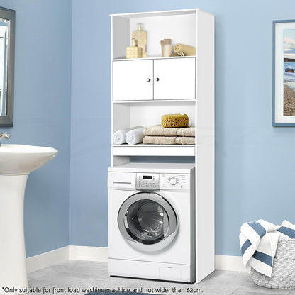 Artiss Bathroom Cabinet Over the Toilet Storage Organiser Laundry Shelf