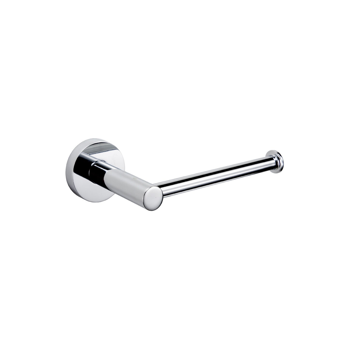 Decaura Toilet Paper Roll Holder Round Chrome Wall Mount Bathroom