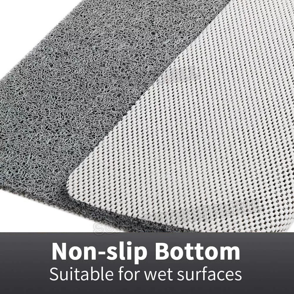 Hydro Wonder Super Comfy Shower Mat Non Slip Never Stains or Blocks Drain Grey A
