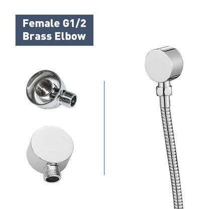 Decaura Hand Held Shower Head on Rail Sliding Bar Wall Mount 3-Mode Spray