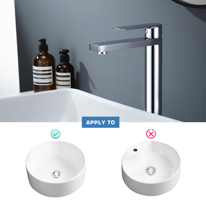 Decaura Bath Basin Mixer Tap Vanity Faucet Single Handle Tapware with Pop Waste