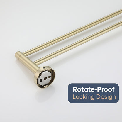 Towel Racks 600mm 750mm Toilet Roll Holder Robe Hook Chrome Black Brushed Gold
