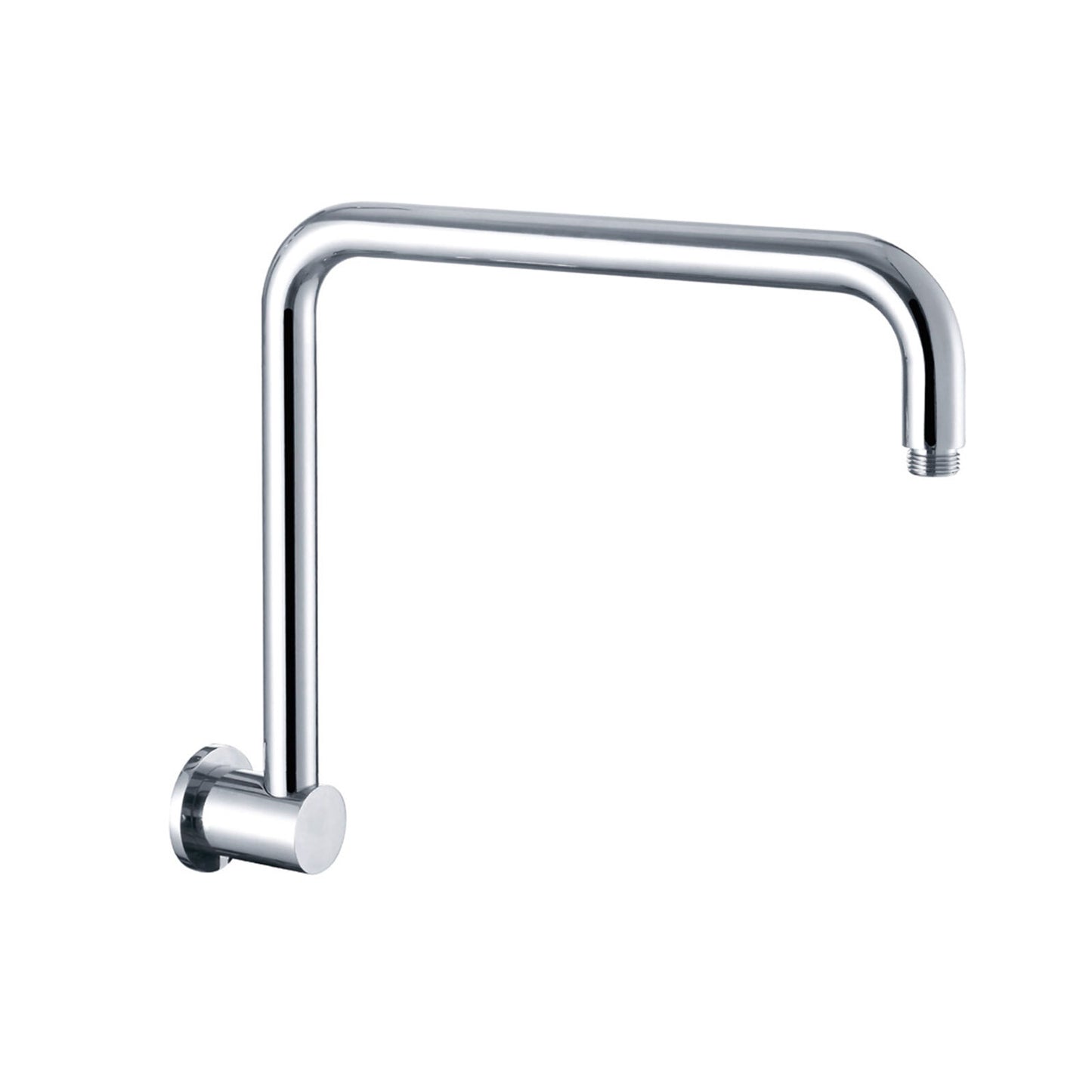Decaura Rain Shower Head Gooseneck Shower Arm Chrome/Black Round/Square