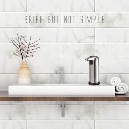 Automatic Soap Liquid Dispenser Handsfree Touchless IR Sensor Hand Wash Steel AU