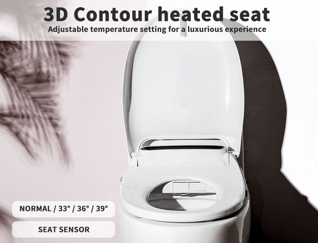 Duxta Smart Electric Bidet Toilet Seat Cover Electronic Seats Paper Saving Auto Smart Wash