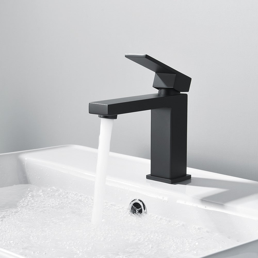 Decaura Bath Basin Mixer Tap Vanity Faucet Single Handle Tapware with Pop Waste