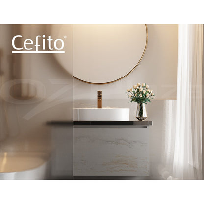 Cefito Bathroom Basin Ceramic Vanity Sink Hand Wash Bowl 52x31cm