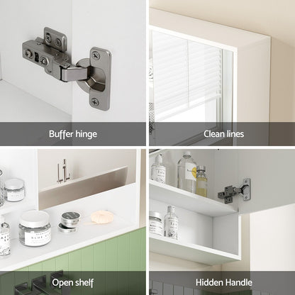 Cefito 560mm Bathroom Mirror Cabinet Medicine Adjustable Shelf Wall Mounted