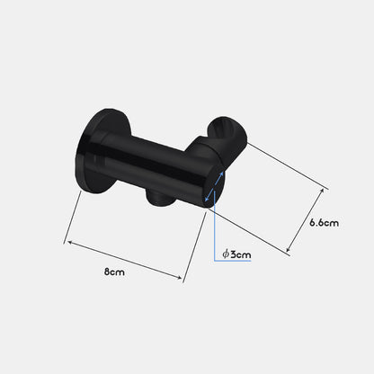Decaura Hand Held Shower Head Set Black 3-Mode+Elbow+1.5m Hose+Shower Holder