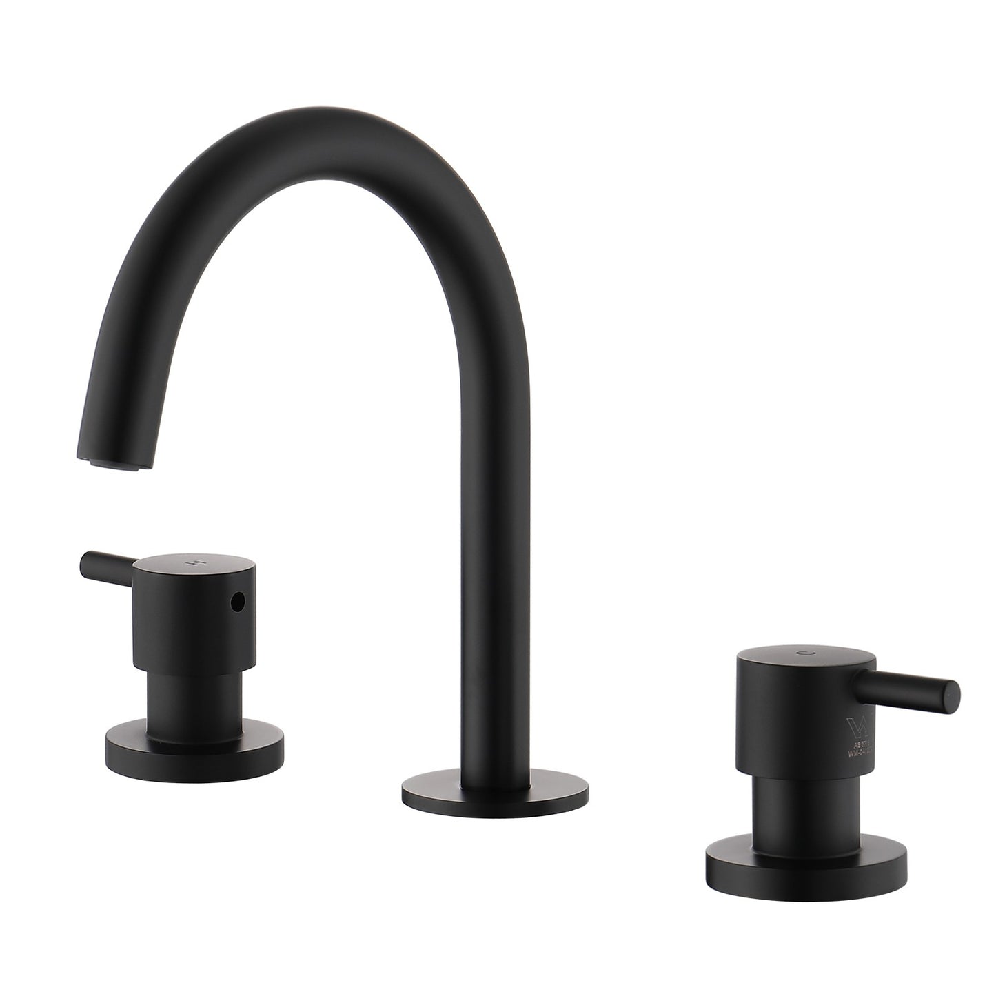 Decaura Basin Tap Set 1/4 Turn Swivel Spout Deck Mounted Gold/Black/Silver